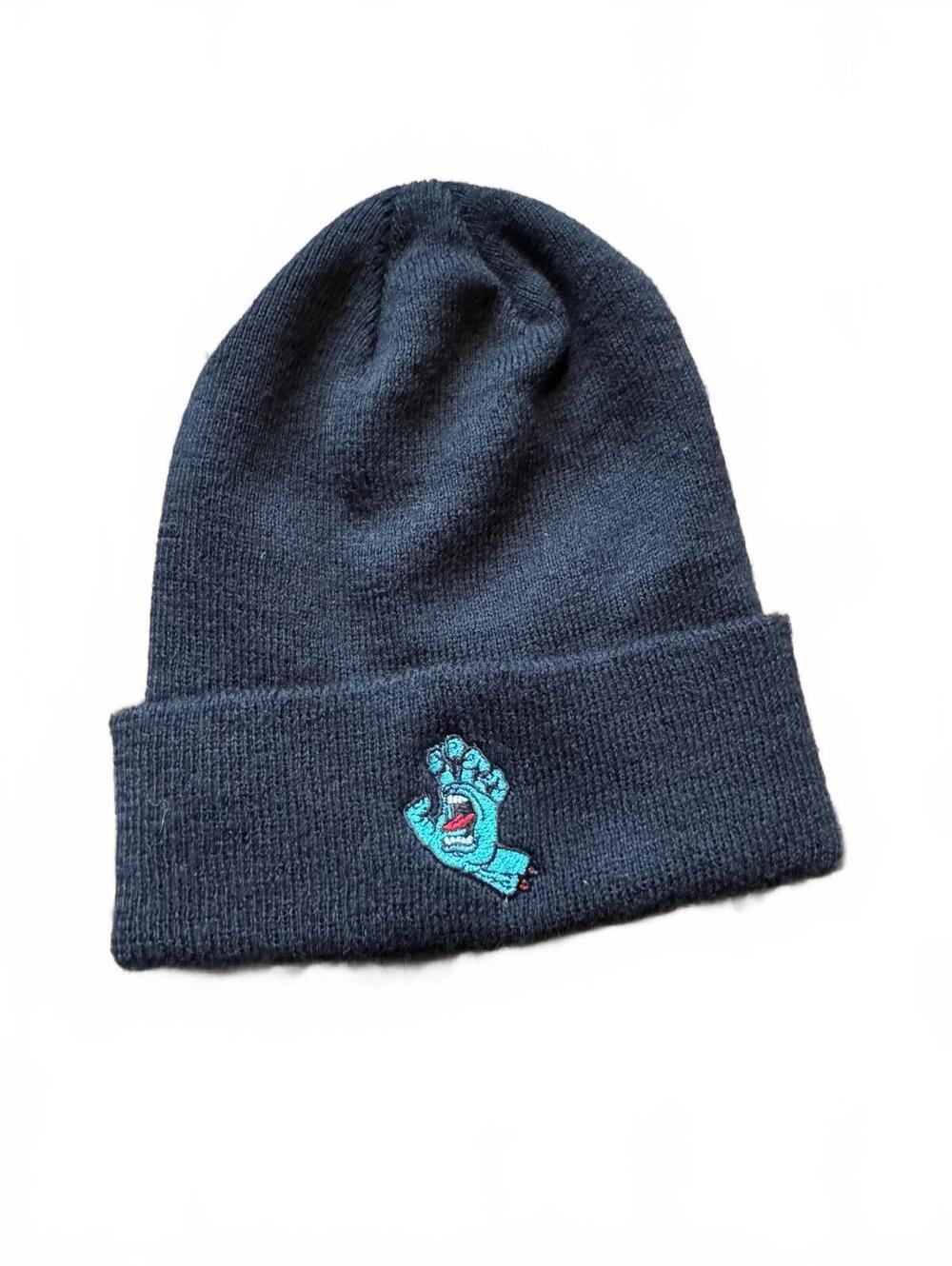 Santa Cruz Screaming Hand Long Shoreman knit beanie(0051)